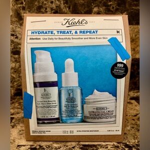 Brand New $65 Kiehl’s Hydrate, Treat, and Repeat gift set